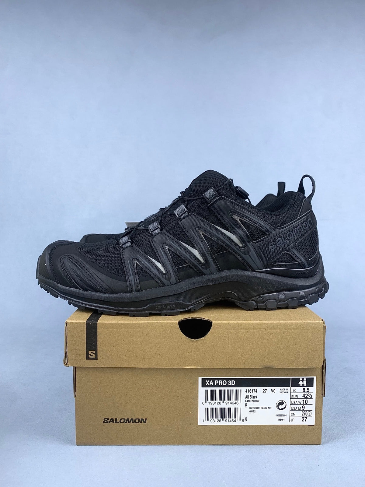 【god 24年】萨洛蒙/Salomon XA PRO 3D 系列户外越野徒步鞋，黑武士 416174，3226v size：36 -46