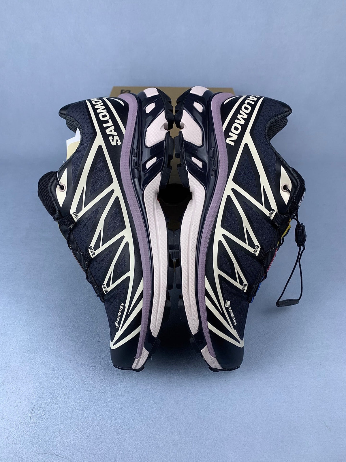 【top 防水款】萨洛蒙/Salomon XT-6 GTX系列户外越野徒步鞋， 灰紫 478614，3226v size：36-45