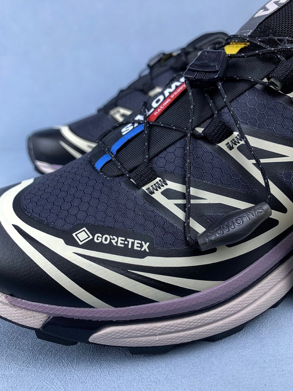 【top 防水款】萨洛蒙/Salomon XT-6 GTX系列户外越野徒步鞋， 灰紫 478614，3226v size：36-45