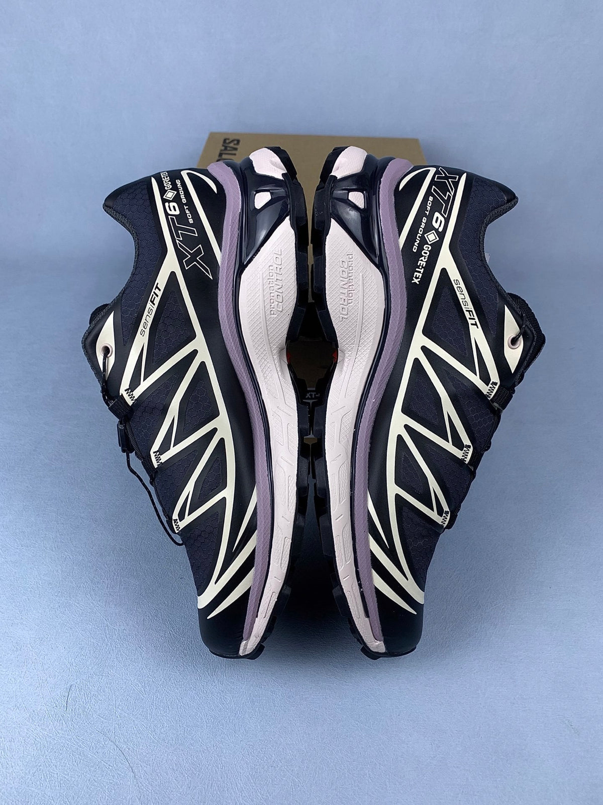 【top 防水款】萨洛蒙/Salomon XT-6 GTX系列户外越野徒步鞋， 灰紫 478614，3226v size：36-45