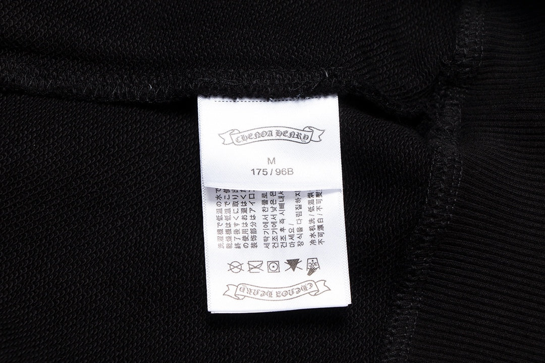 SWEAT-SHIRT CHROME HEARTS BLACK CROSS NOIR