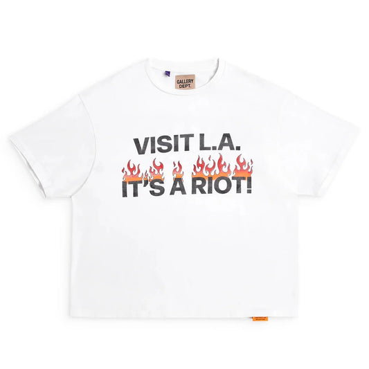 T-shirt BLANC DÉPARTEMENT GALERIE LA RIOT