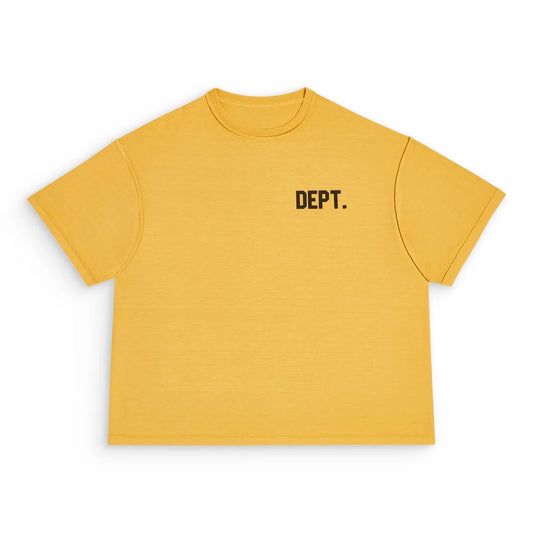 T SHIRT JAUNE GALLERY DEPT STUDENT COACH REVERSIBLE