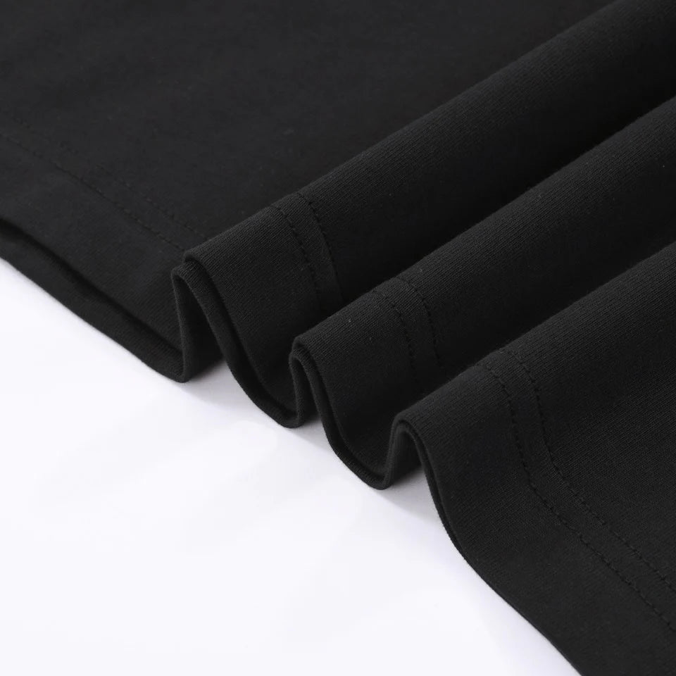 T-SHIRT COL LOGO CHROME HEARTS NOIR