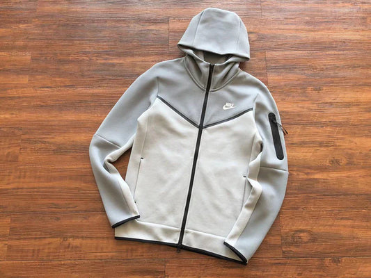 Sweat à capuche Nike Tech Fleece x Gris/Blanc