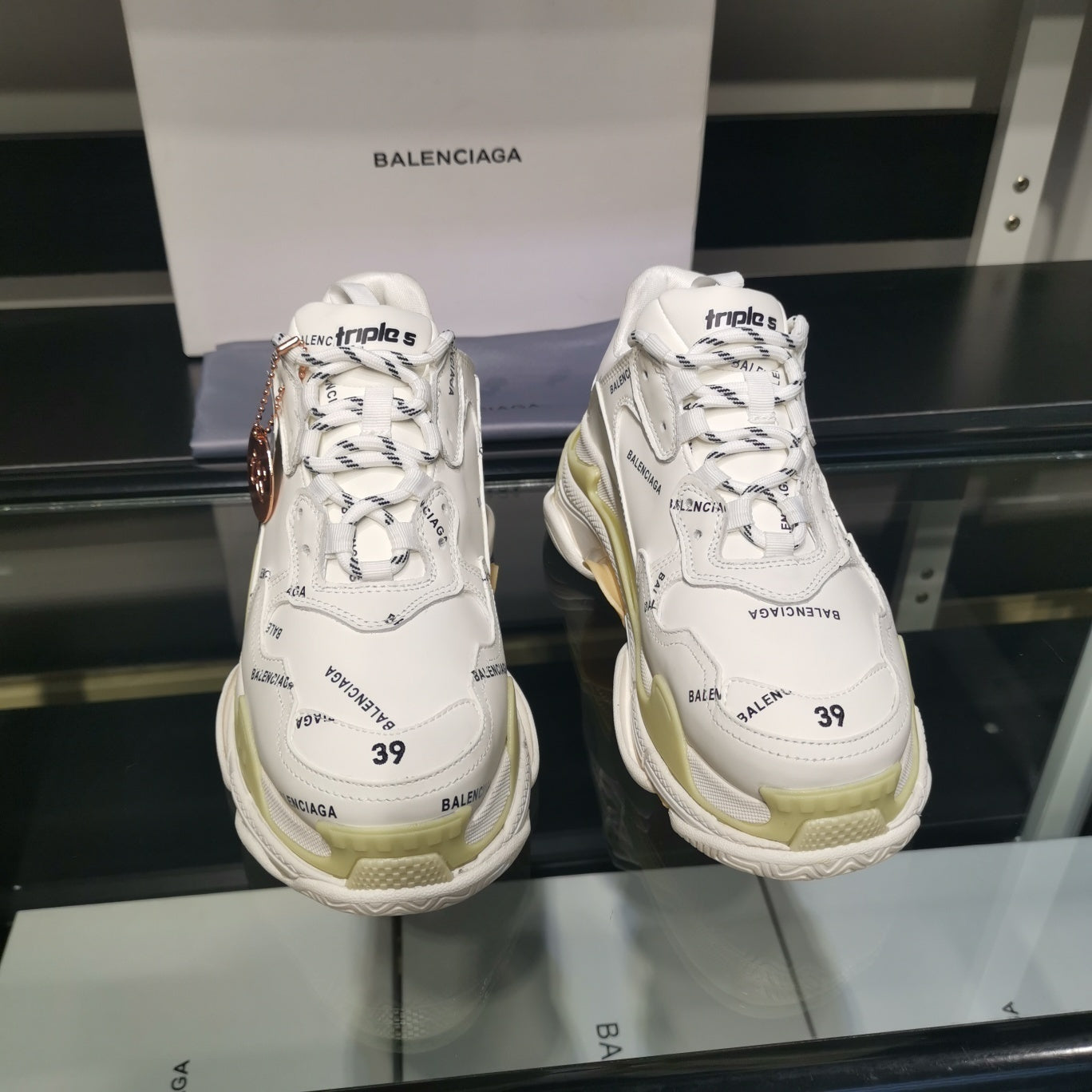 BALENCIAGA TRIPLE S x BLANC MONOGRAM