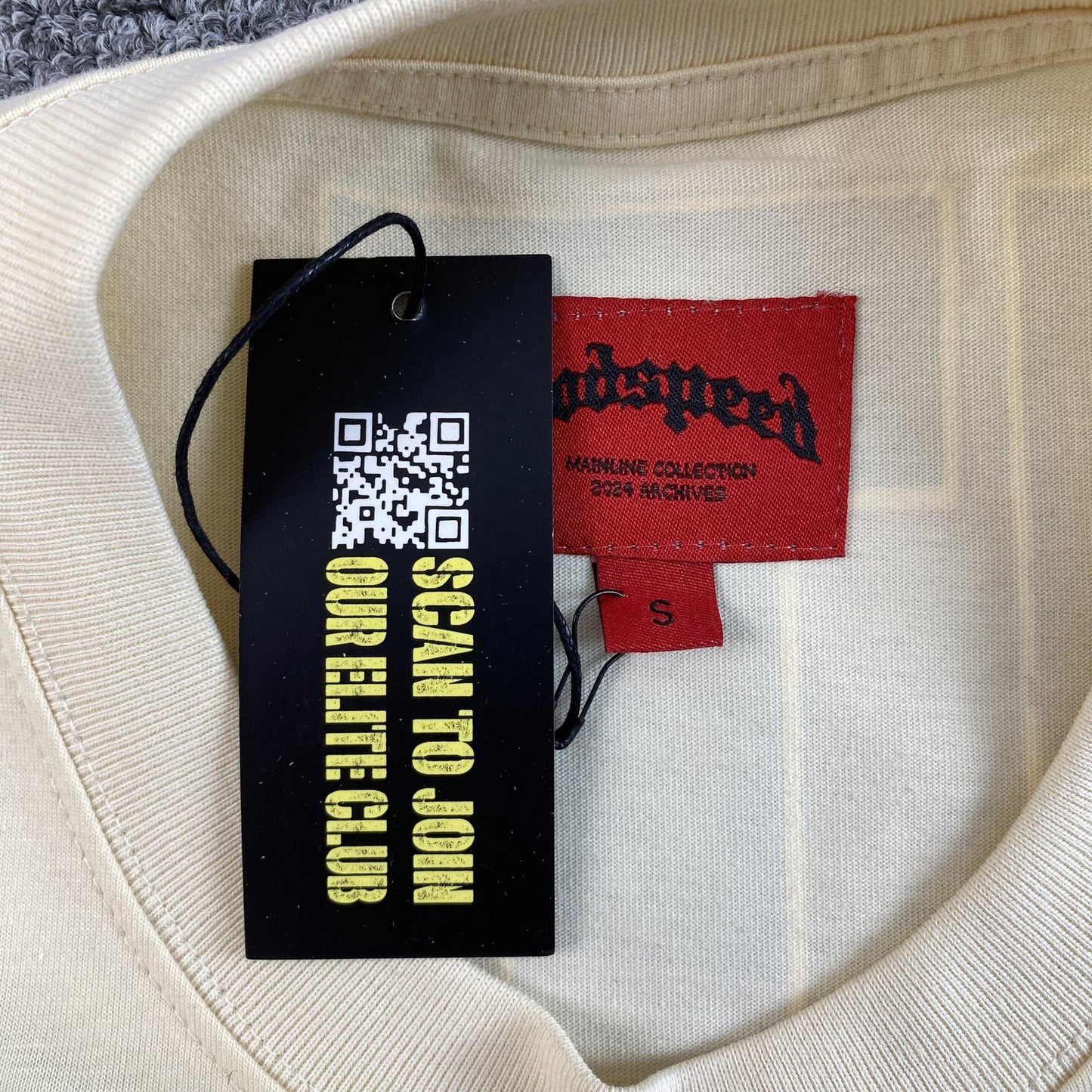 T-SHIRT GODSPEED STRIKE OS BLANC