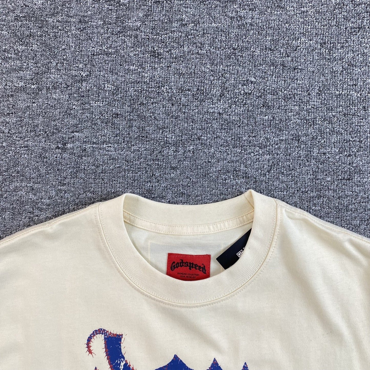 T-SHIRT GODSPEED STRIKE OS BLANC