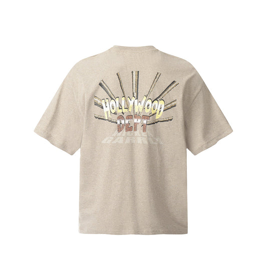 T SHIRT BEIGE GALLERY DEPT 24ss