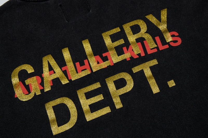 T-SHIRT NOIR DÉPARTEMENT GALERIE
