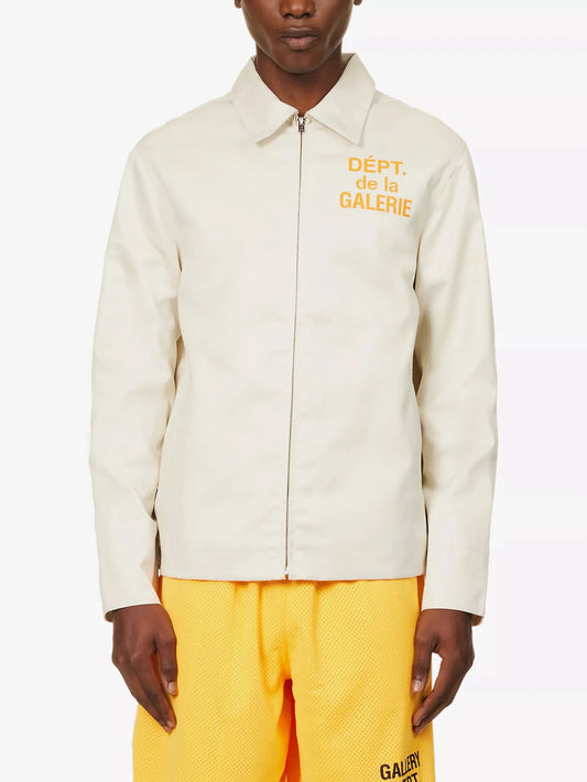 GALLERY DEPT. MONTECITO FRENCH LOGO JACKET BLANC
