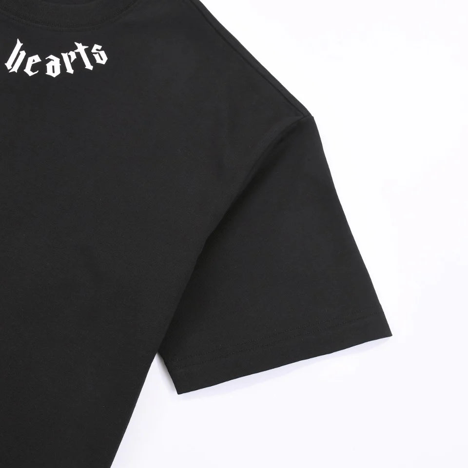 T-SHIRT COL LOGO CHROME HEARTS NOIR