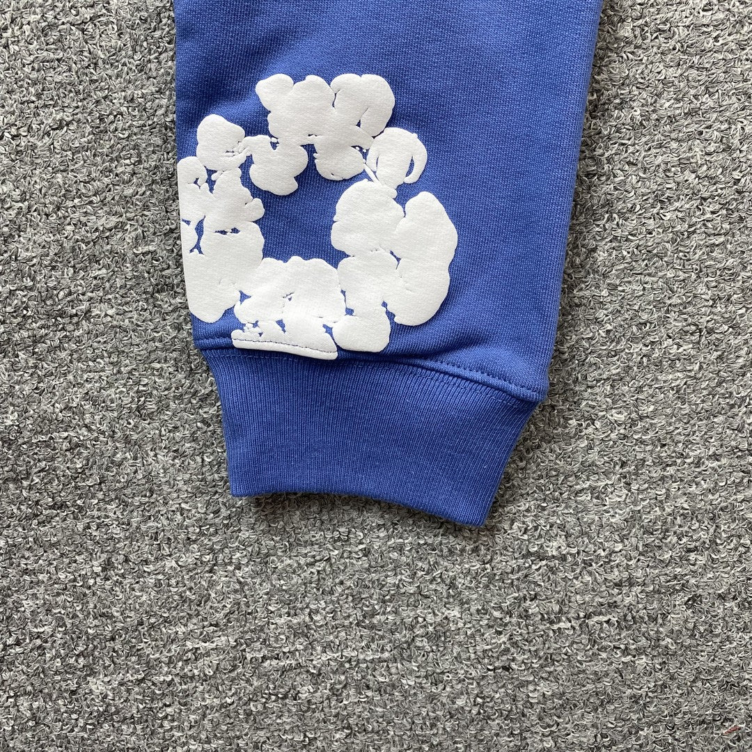 Sweat à capuche Denim Tears bleu