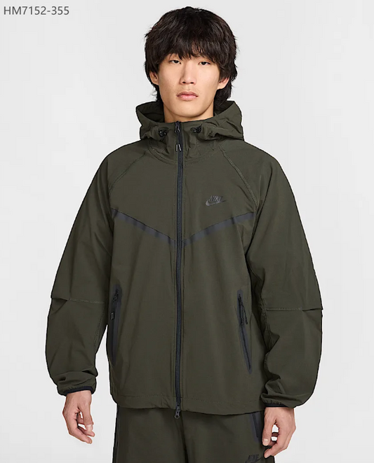 Sweat à capuche Nike Tech Windrunner kaki