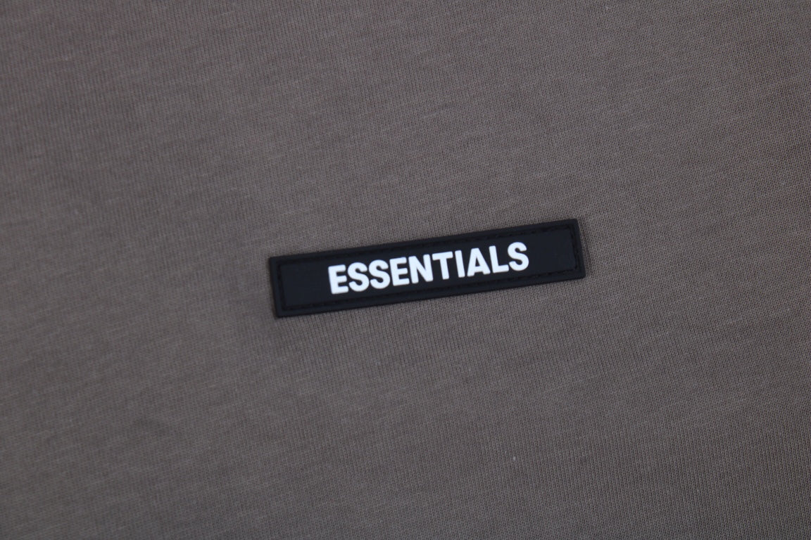 T-shirt avec logo Fear of God Essentials - Taupe