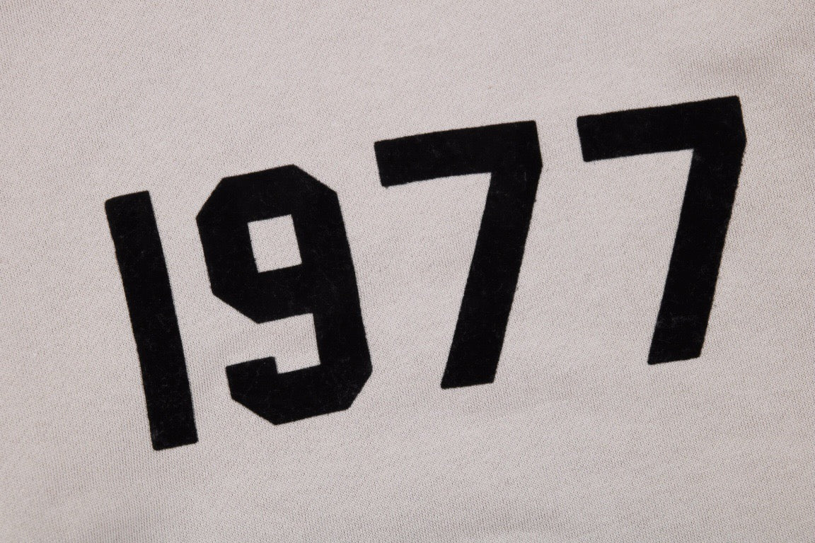 Sweat à capuche FEAR OF GOD ESSENTIALS « 1977 » gris pierre