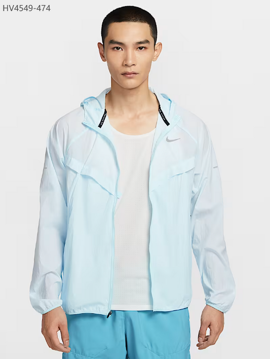 VESTE NIKE IMPERMEABLE BLEU CLAIR