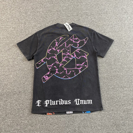 T-SHIRT GODSPEED ROCK DREAMS NOIR DÉLAVÉ