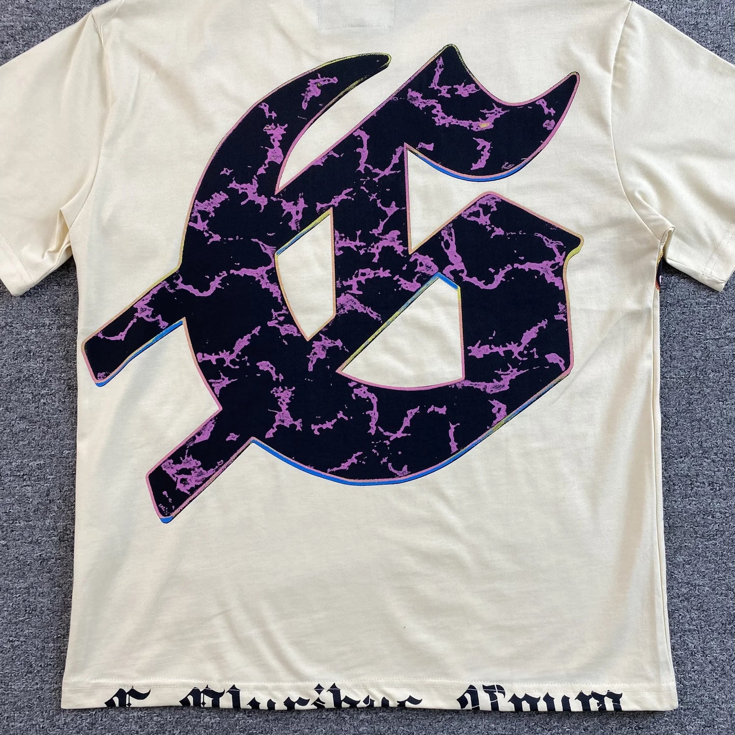 T-SHIRT GODSPEED ROCK DREAMS BONE BLANC