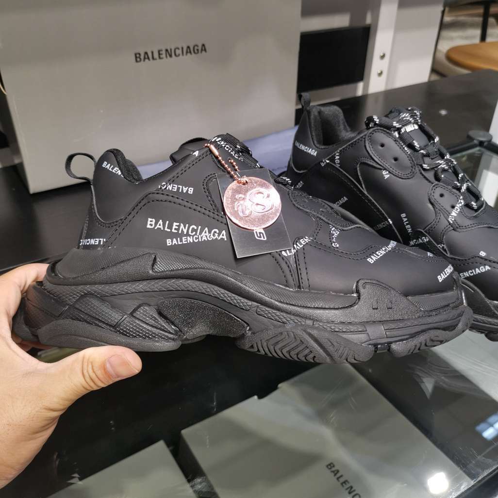BALENCIAGA TRIPLE S x NOIR MONOGRAM