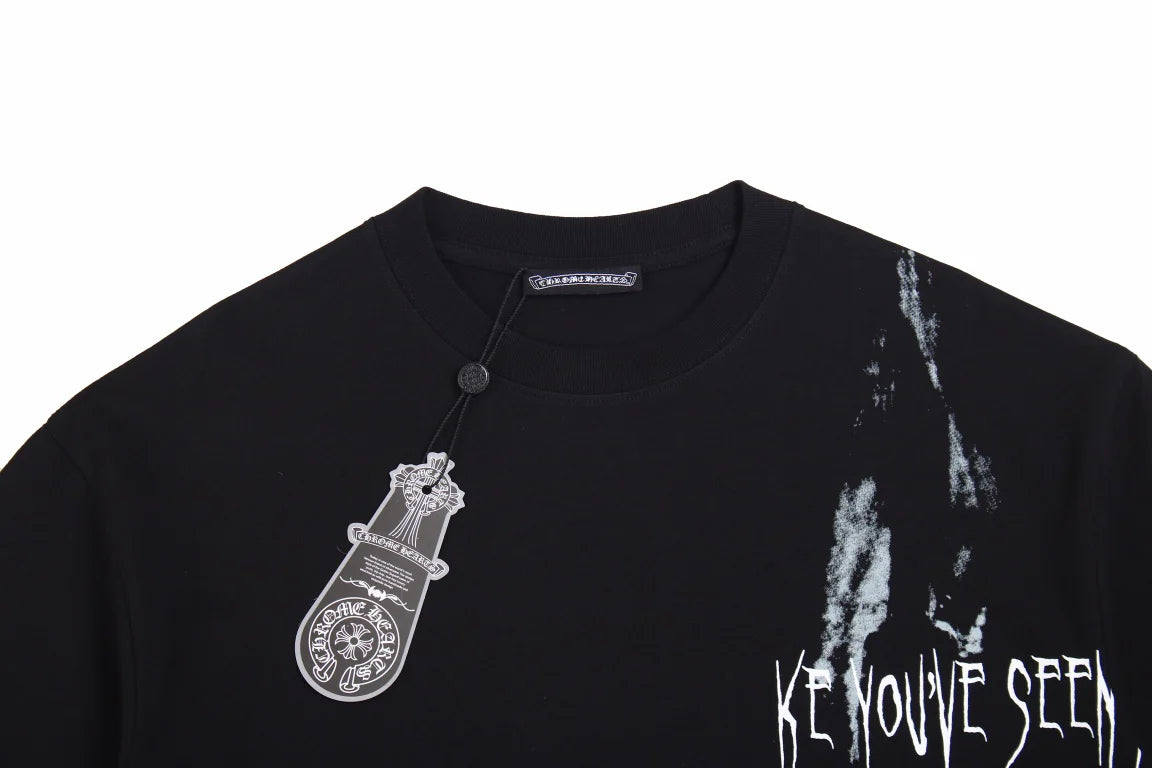 T-SHIRT CHROME HEARTS x KIDS SEE GHOSTS NOIR