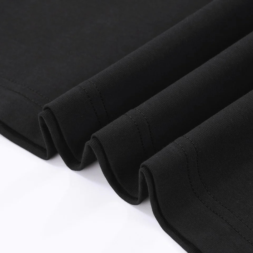 T-SHIRT NOIR AVEC LOGO FER À CHEVAL MULTICOLORE CHROME HEARTS