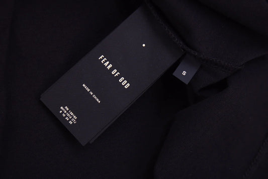 T-shirt « Fear of God » avec la lettre F (noir)