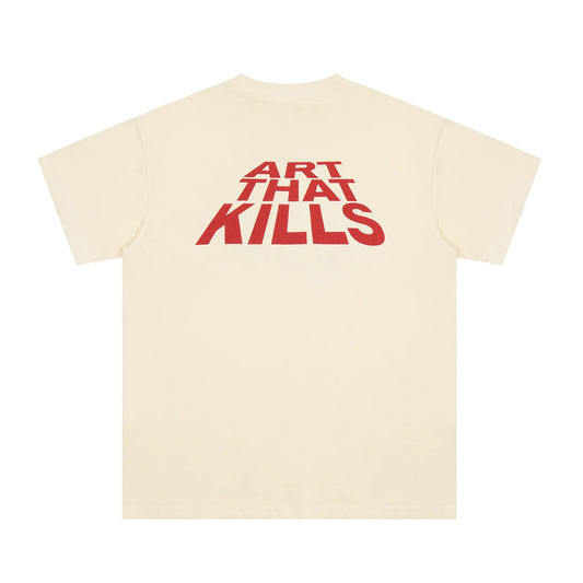 T-shirt BEIGE GALLERY DEPT ART THAT KILL