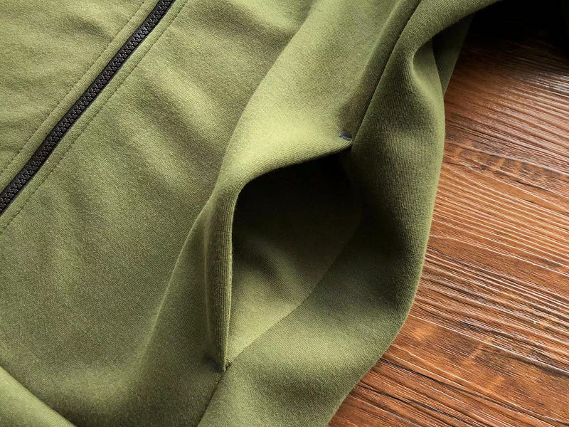 Sweat à capuche Nike Tech Fleece x Vert olive