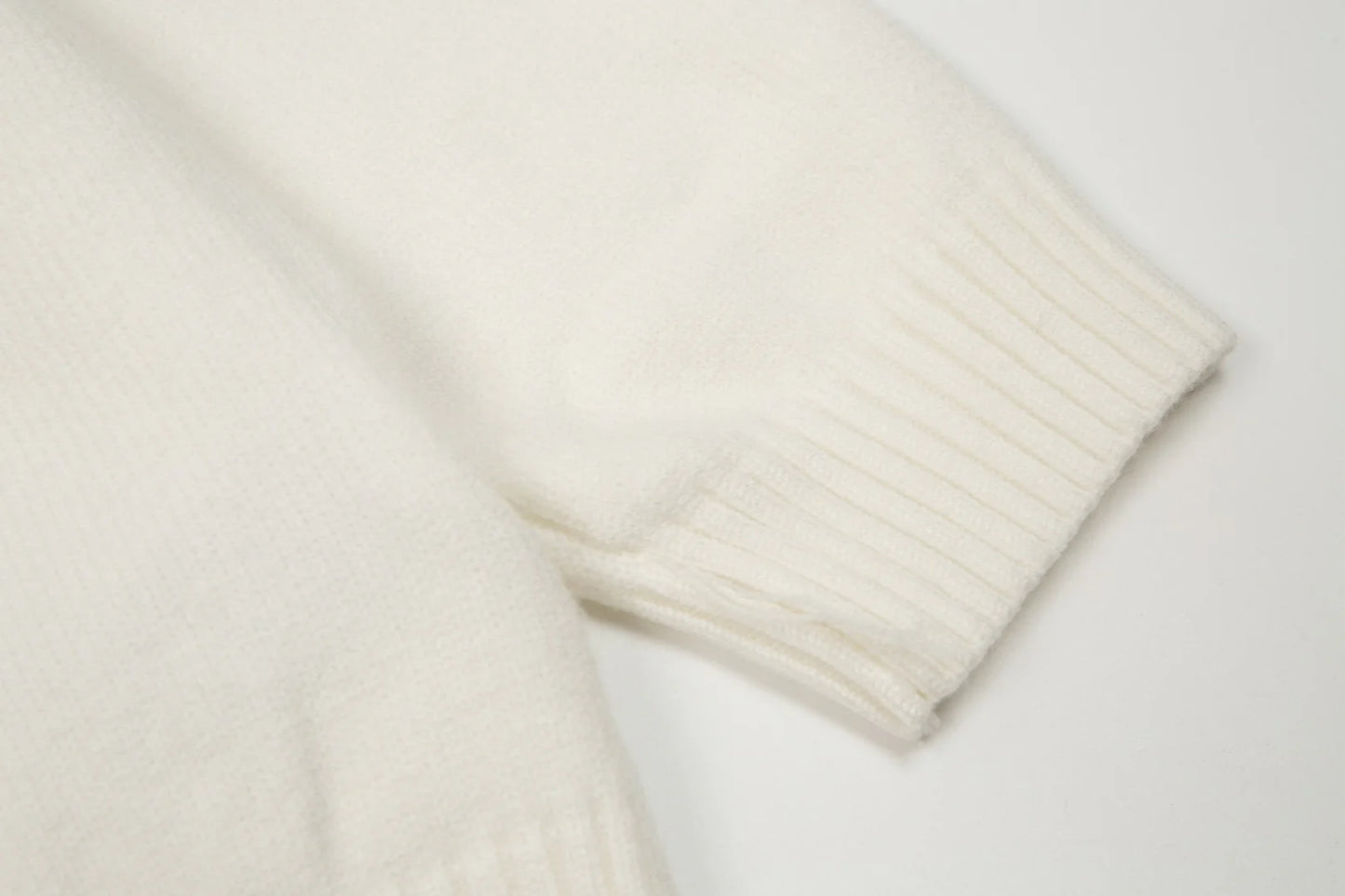 Sweat à capuche avec patch croix noire Chrome Hearts blanc