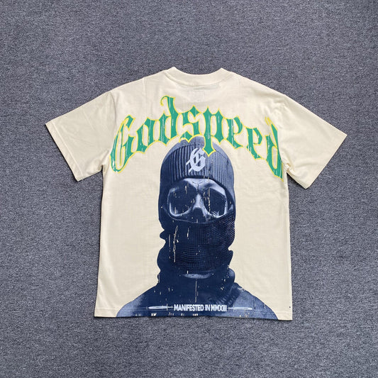 T-SHIRT GODSPEED BALACLAVA SZN OS BLANC