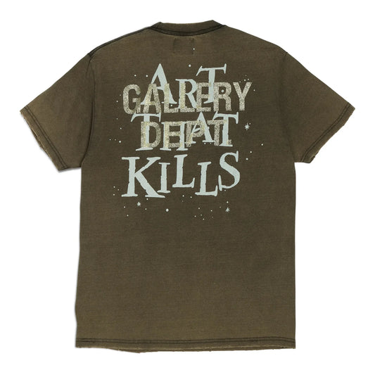 T-SHIRT MARRON DÉPARTEMENT GALERIE « L'ART QUI TUE » Rod Tee