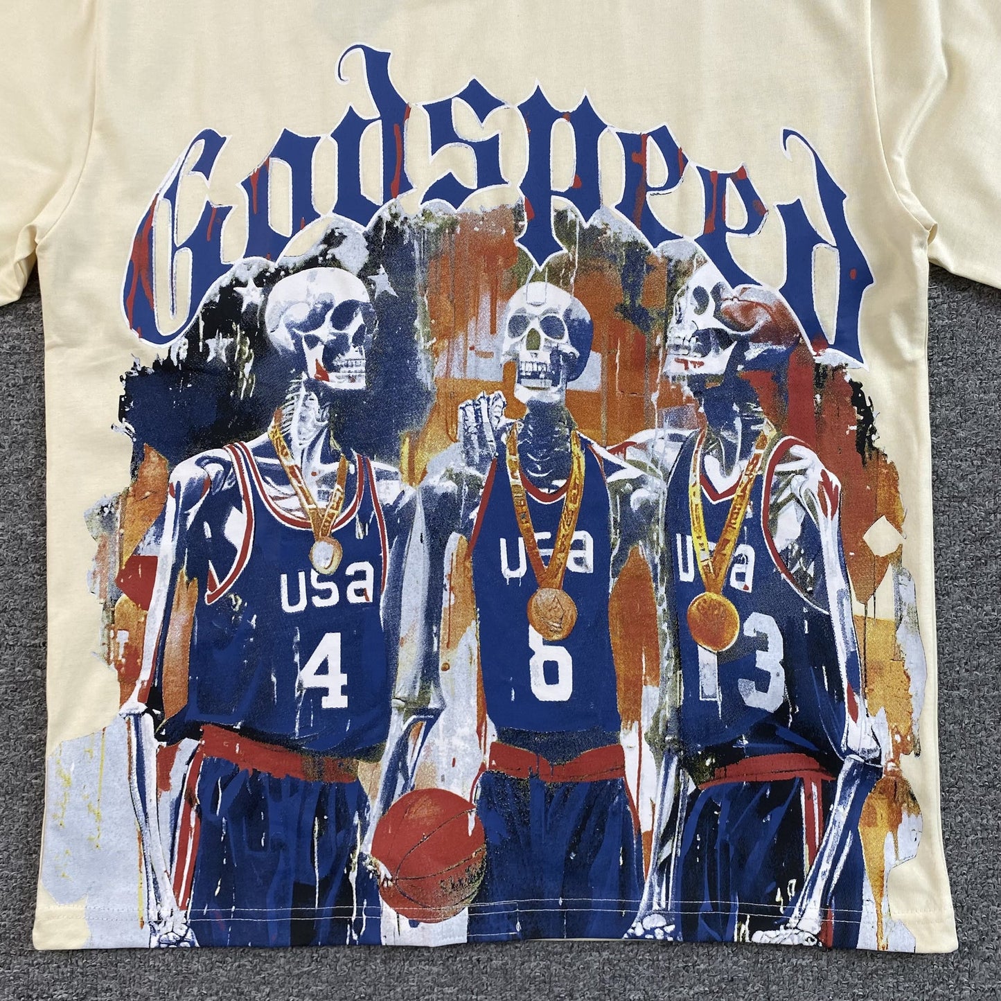 T-SHIRT GODSPEED DREAMTEAM 24' OS BLANC