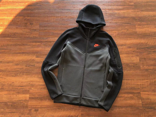 Sweat à capuche Nike Tech Fleece x Noir/Gris fumée foncé
