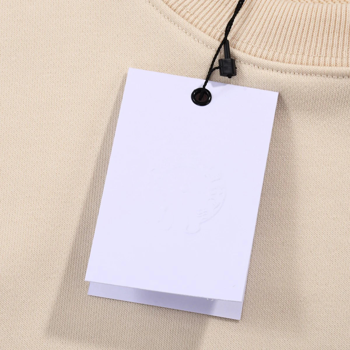 Sweat-shirt beige avec patch croix blanches CHROME HEARTS