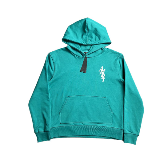 Sweat à capuche Amiri céruléen