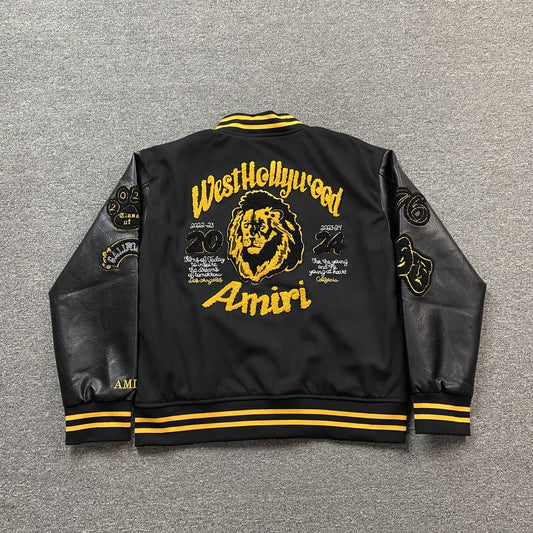 VESTE VARSITY AMIRI LION