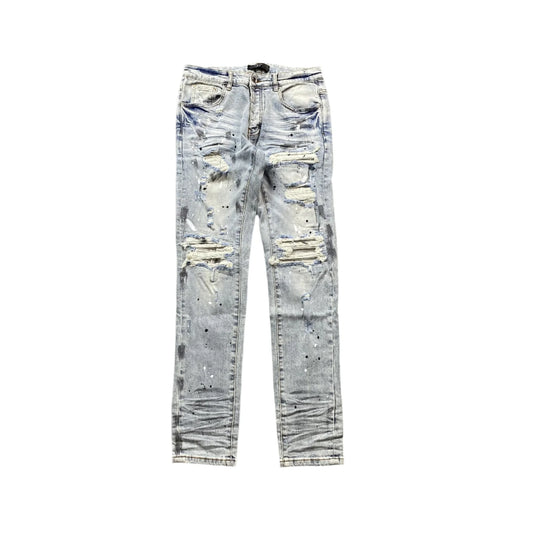JEAN BLEU AMIRI MX1 PAINTER