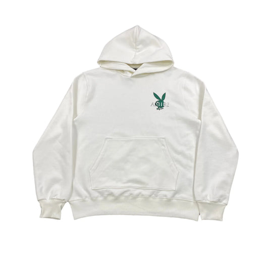 Sweat à capuche AMIRI PLAYBOY blanc et vert