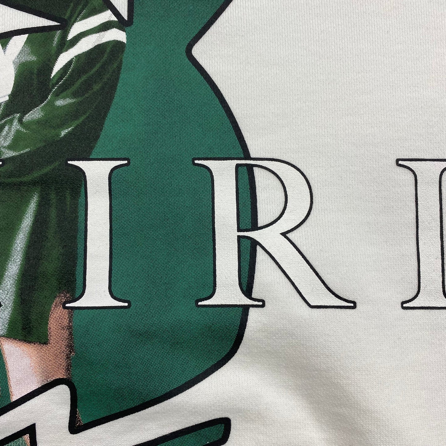 Sweat à capuche AMIRI PLAYBOY blanc et vert
