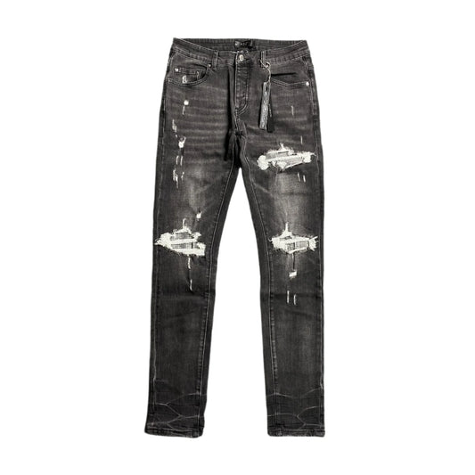JEAN NOIR AMIRI SLASH SLIM