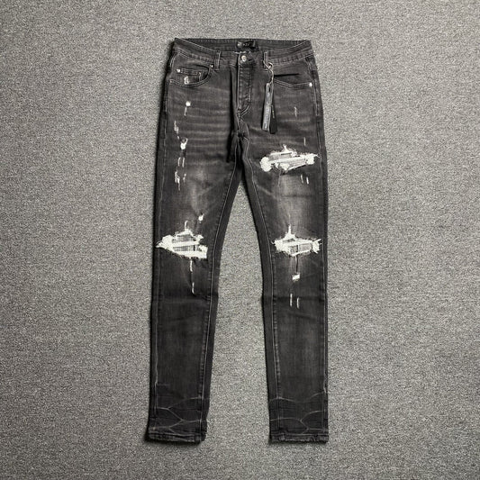 JEAN NOIR AMIRI SLASH SLIM