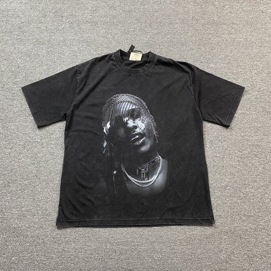 T-SHIRT ICON VINTAGE A$AP ROCKY GRIS FONCÉ