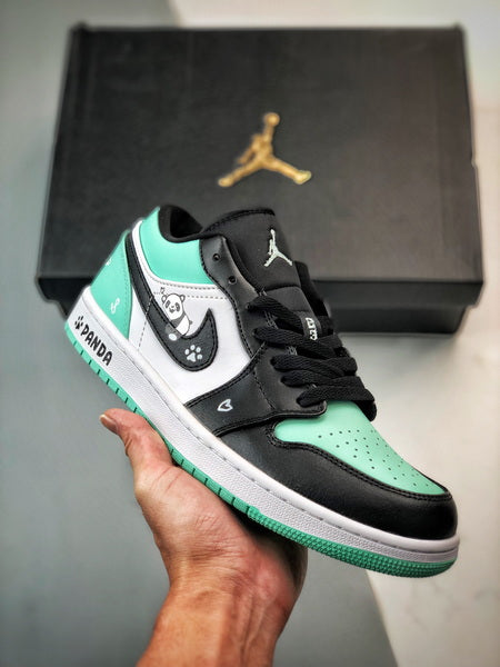Air Jordan 1 Low green glow PANDA