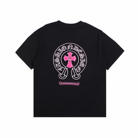 T-SHIRT CHROME HEARTS ROSE NOIR