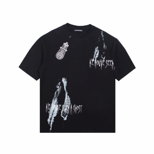 T-SHIRT CHROME HEARTS x KIDS SEE GHOSTS NOIR