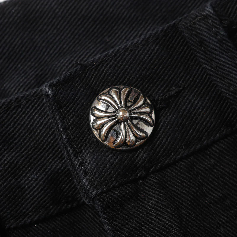 CH CROW HEARTS JEANS NOIR