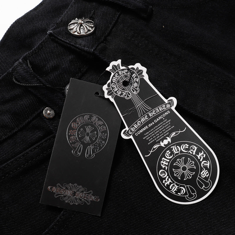 CH CROW HEARTS JEANS NOIR