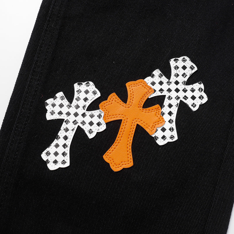 CH CROW HEARTS JEANS NOIR