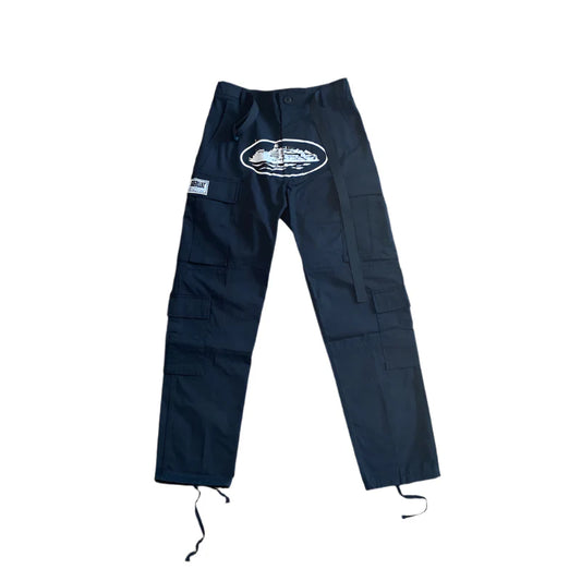 PANTALON CARGO CORTEIZ ALCATRAZ NOIR/BLANC